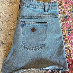 Abrand Denim “Venice” high rise shorts